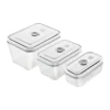 ZwillingVakuum-Boxen 3er-Set Fresh & Save weiß