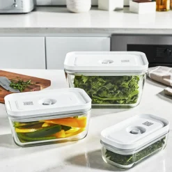 ZwillingVakuum-Boxen 3er-Set Fresh & Save weiß