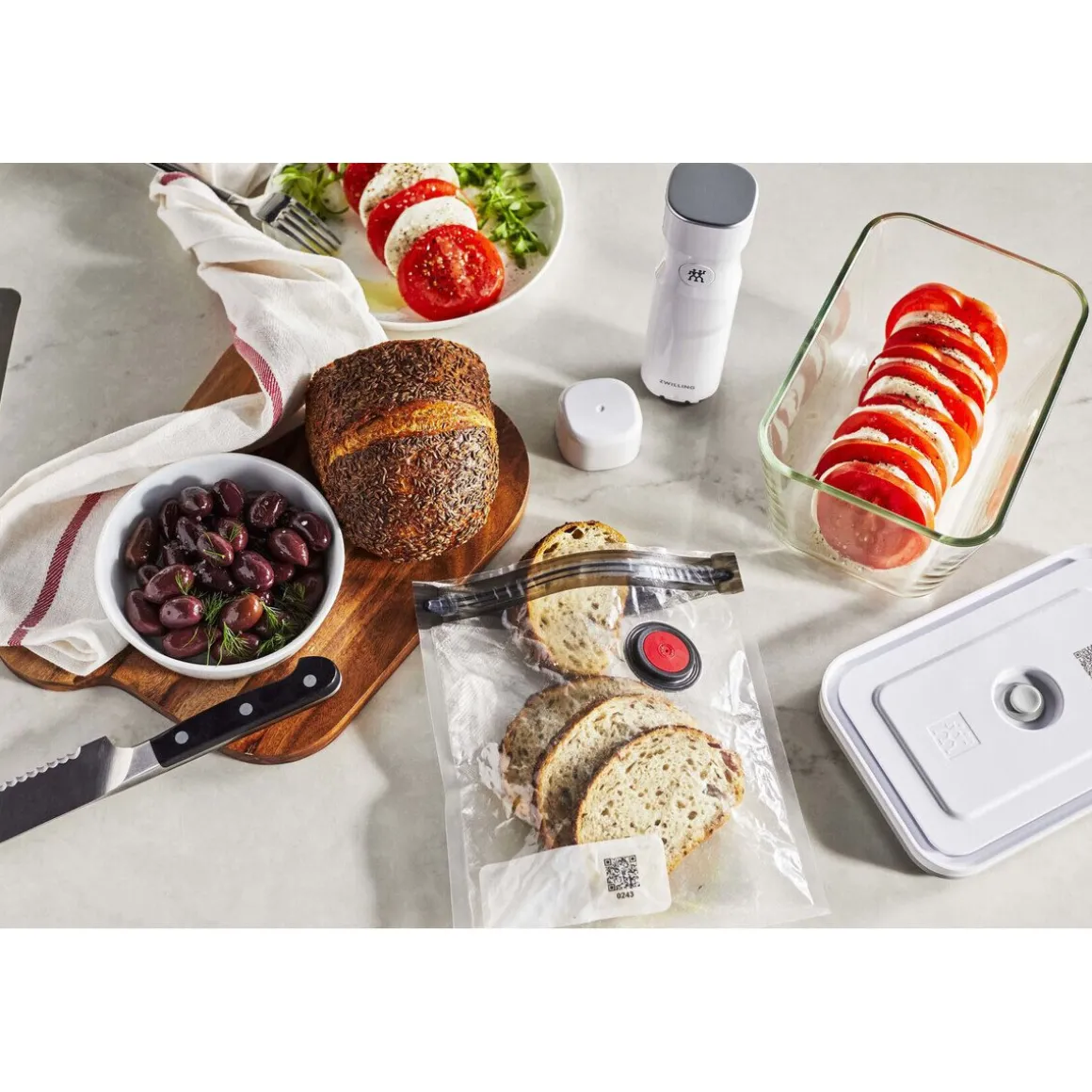 ZwillingVakuum-Starter-Set 7-tlg. Fresh & Save weiß