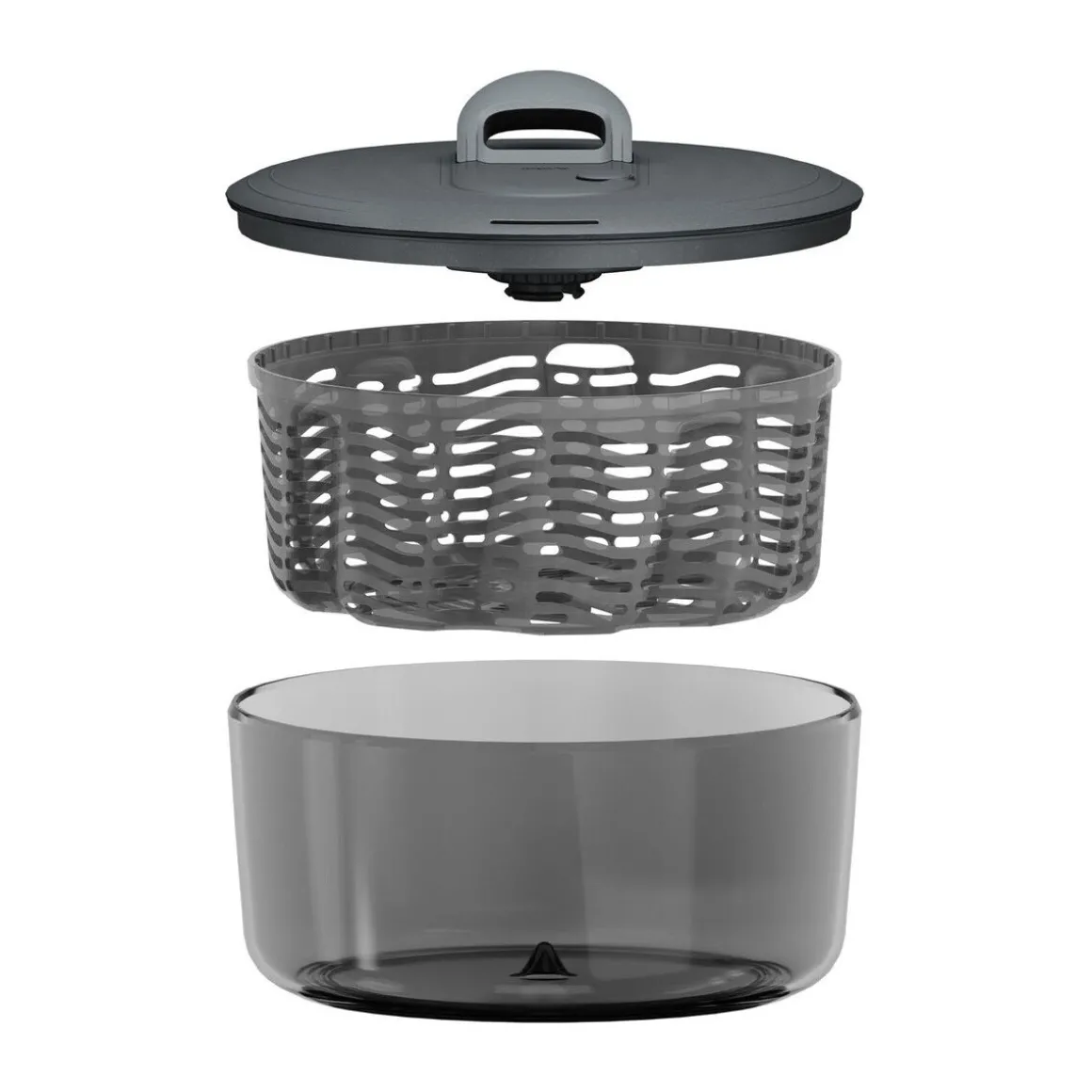 ZylissSalatschleuder 27 cm EasySpin edelstahl